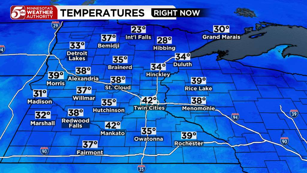 Thursday weather: Mostly sunny and cool temps — KSTP 5 — Gopher