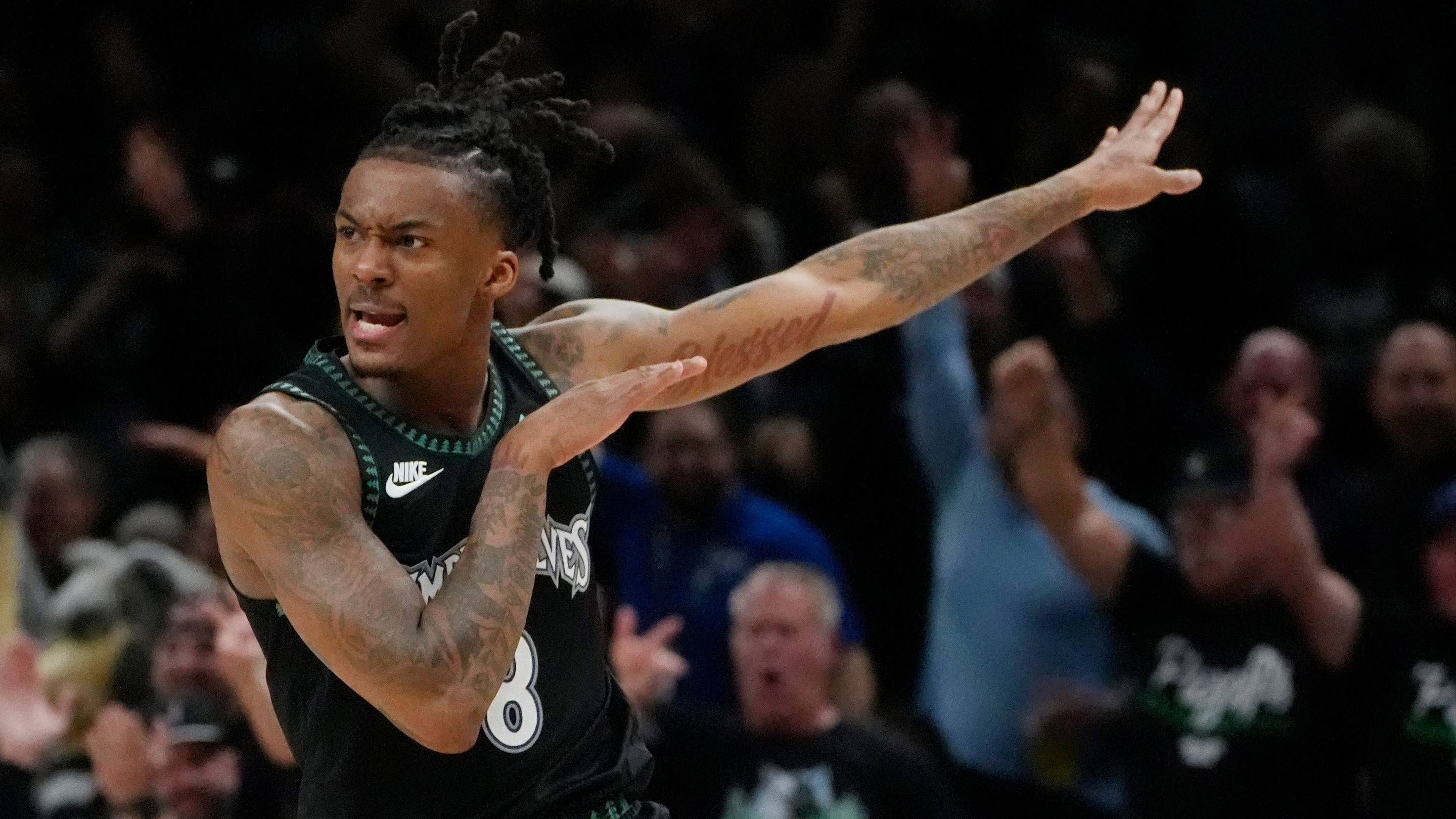 Bones Hyland is making a case to stay in Timberwolves' rotation when Anthony Edwards returns — Dunking With Wolves (T-Wolves)
