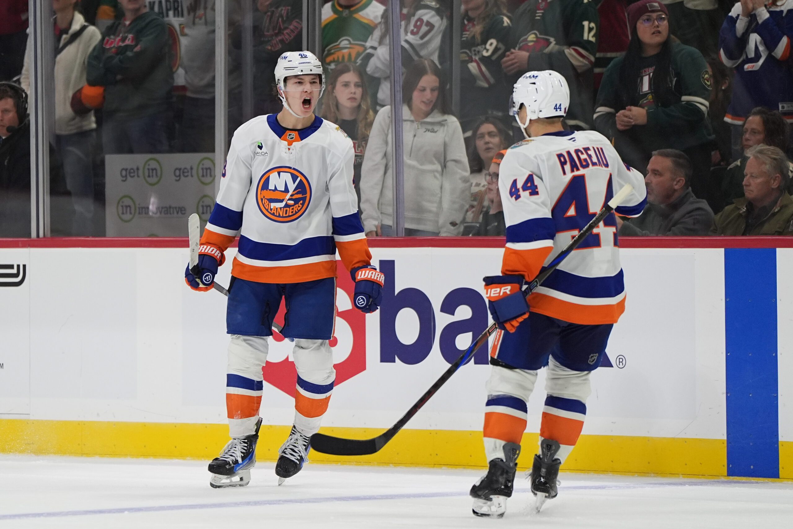 Schaefer scores his 2nd goal of the game in OT to lift Islanders past Wild, 4-3 — White Bear Lake Sports news